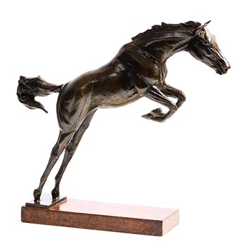 Charlie Langton, Jumping Horse (2009) at Morgan O'Driscoll Art Auctions