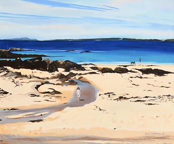 Sian Maguire, After the Rain, Coral Strand, Connemara (2020) at Morgan O'Driscoll Art Auctions