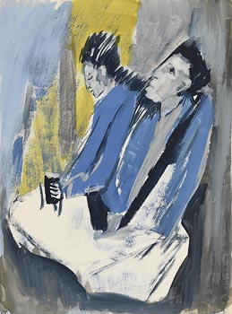 John O'Leary, Two Lads in a Pub c.1967 at Morgan O'Driscoll Art Auctions