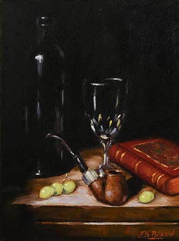 James S. Brohan, Still Life with Pipe at Morgan O'Driscoll Art Auctions