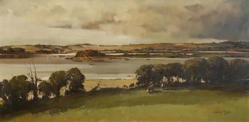 Arthur H. Twells, River Ree from Ladywell Park, Co. Westmeath at Morgan O'Driscoll Art Auctions