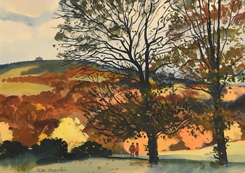 John Skelton, Autumnal Walk at Morgan O'Driscoll Art Auctions