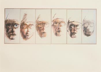 John Kelly, Six Self Portraits (1982) at Morgan O'Driscoll Art Auctions