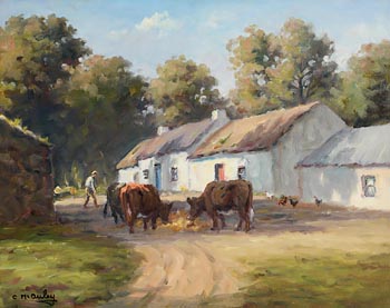Charles J. McAuley, A County Antrim Farm at Morgan O'Driscoll Art Auctions