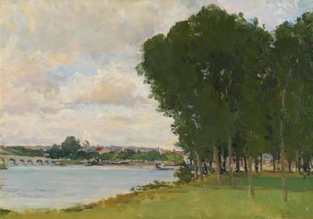 Hans Iten, River Seine, France at Morgan O'Driscoll Art Auctions