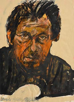 Brian Maguire, Self Portrait at Morgan O'Driscoll Art Auctions
