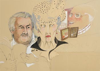 Pauline Bewick, Old People (1970's) at Morgan O'Driscoll Art Auctions