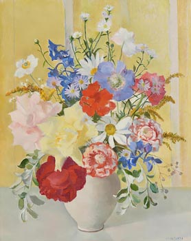 Moyra Barry, Summer Flowers at Morgan O'Driscoll Art Auctions