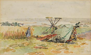 Mainie Jellet, Child and Cart (1918) at Morgan O'Driscoll Art Auctions