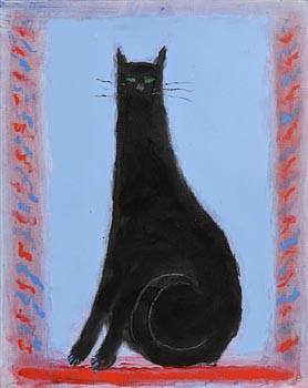 Neil Shawcross, Black Cat at Morgan O'Driscoll Art Auctions