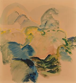 Barrie Cooke, Trees 4 (1966) at Morgan O'Driscoll Art Auctions