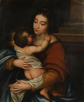 Italian School (18th Century), Madonna and Child at Morgan O'Driscoll Art Auctions