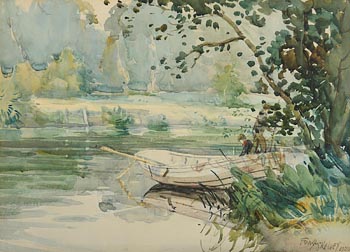 Frank McKelvey RHA RUA (1895-1974), The River at Antrim (1920) at Morgan O'Driscoll Art Auctions