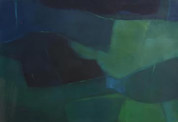 Paddy Lennon, Green Landscape (2004) at Morgan O'Driscoll Art Auctions