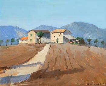Sian Maguire, Tuscan Farm (2002) at Morgan O'Driscoll Art Auctions