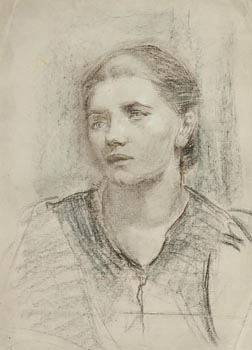 Sarah Henrietta Purser, Study of a Lady at Morgan O'Driscoll Art Auctions
