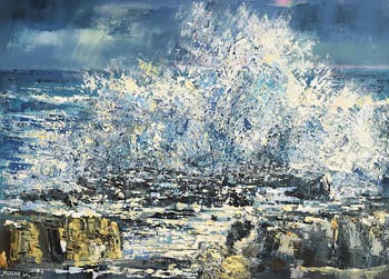 Henry Morgan (b.1952), Crashing Wave (2020) at Morgan O'Driscoll Art Auctions