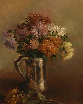 Hans Iten, Still Life - Jug of Flowers at Morgan O'Driscoll Art Auctions