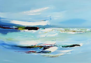 Majella O'Neill Collins (b.1964), Pale Sea, Sherkin (2019) at Morgan O'Driscoll Art Auctions