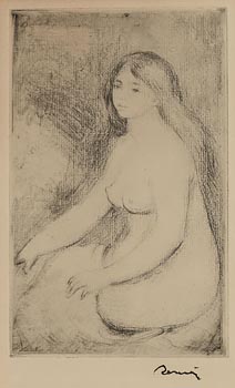 Pierre-Auguste Renoir, Baigneuse Assise at Morgan O'Driscoll Art Auctions