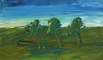 Sean McSweeney HRHA (1935-2018), Bogland Trees (1988) at Morgan O'Driscoll Art Auctions