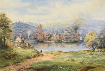 Alexander Williams, Londonderry from the Waterside at Morgan O'Driscoll Art Auctions