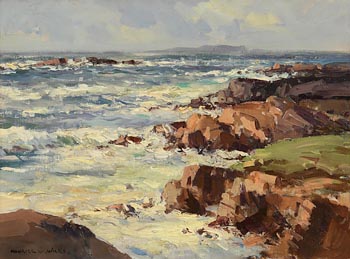 Maurice Canning Wilks, Breezy Day, North West Coast of Donegal at Morgan O'Driscoll Art Auctions