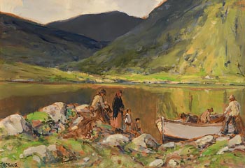 James Humbert Craig, Leenane, Connemara at Morgan O'Driscoll Art Auctions
