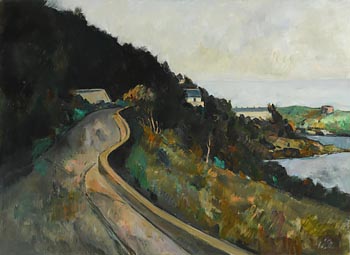 Peter Collis, Dalkey Island from Vico Road at Morgan O'Driscoll Art Auctions