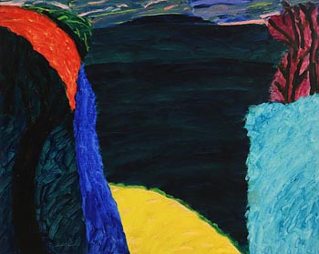 William Crozier, Yellow Strand - The Island (1989) at Morgan O'Driscoll Art Auctions