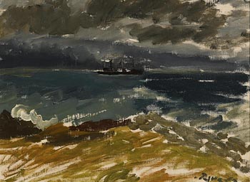 Elizabeth Rivers, Aran Island Ferry at Morgan O'Driscoll Art Auctions