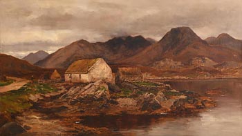 Alexander Williams, Fisherman's Cottage, Connemara at Morgan O'Driscoll Art Auctions