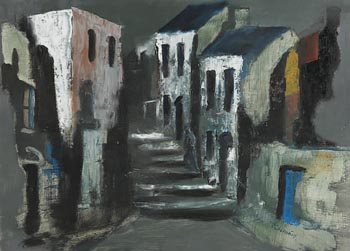 Seamus O'Colmain, The Street at Morgan O'Driscoll Art Auctions