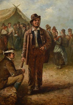 Charles Henry Cook, After the Fair at Morgan O'Driscoll Art Auctions