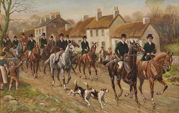 John Carey, The Boxing Day Hunt at Morgan O'Driscoll Art Auctions