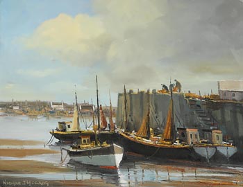 Norman J. McCaig, Low Tide, Youghal Harbour at Morgan O'Driscoll Art Auctions