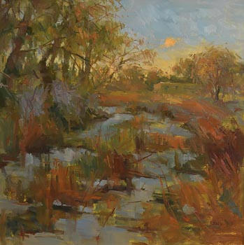 Paul Kelly, Woodland Stream (1990) at Morgan O'Driscoll Art Auctions