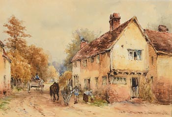 William Bingham McGuinness, Village Life at Morgan O'Driscoll Art Auctions