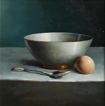 David French Le Roy, Egg and Spoon (2003) at Morgan O'Driscoll Art Auctions