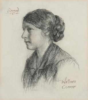 William Conor, Brigid at Morgan O'Driscoll Art Auctions