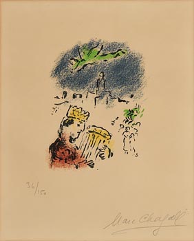 Marc Chagall, King David at Morgan O'Driscoll Art Auctions