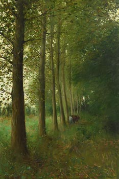 Thomas Ryan PPRHA (1929-2021), Trees at Home 1985 at Morgan O'Driscoll Art Auctions