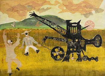Gerard Dillon, The Wonderful Farm Machine at Morgan O'Driscoll Art Auctions