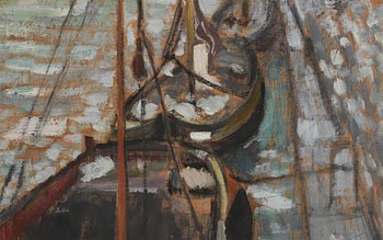 Grace Henry, Boats at Chioggia, Italy at Morgan O'Driscoll Art Auctions