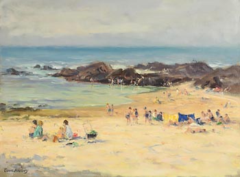 Frank McKelvey, Family Beach Day at Morgan O'Driscoll Art Auctions
