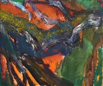 Barrie Cooke, Lough Arrow Algae IV (1996) at Morgan O'Driscoll Art Auctions