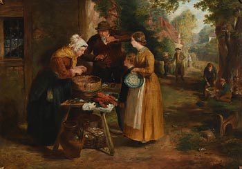 William Bromley, The Oyster Sellers at Morgan O'Driscoll Art Auctions