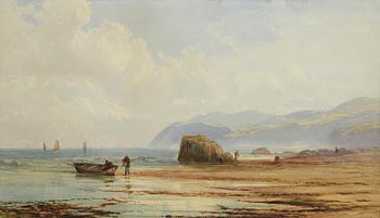 John Faulkner, Strand Scene, Coast of Crookhaven at Morgan O'Driscoll Art Auctions