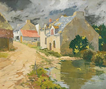 Lilian Lucy Davidson, West of Ireland Village at Morgan O'Driscoll Art Auctions
