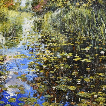 Mark Eldred, Water Lilies (2007) at Morgan O'Driscoll Art Auctions